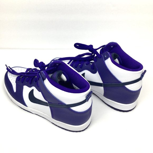 Nike Dunk High GS Electro Purple/Midnight Navy - NEW - Picture 2 of 12